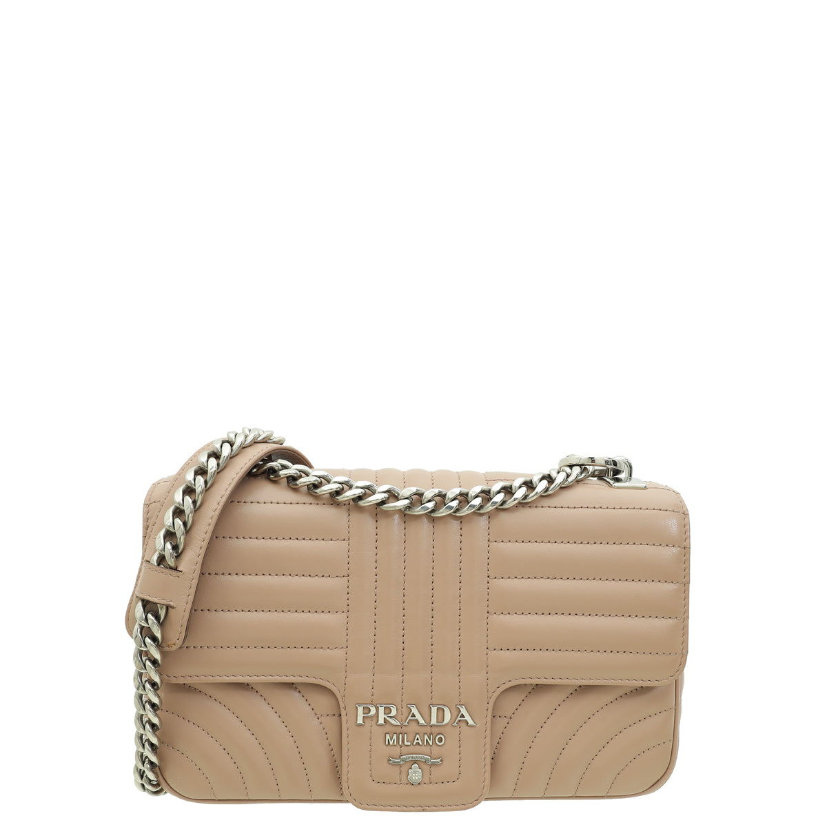 Prada Cipria Diagramme Flap Bag-Prada-THE CLOSET