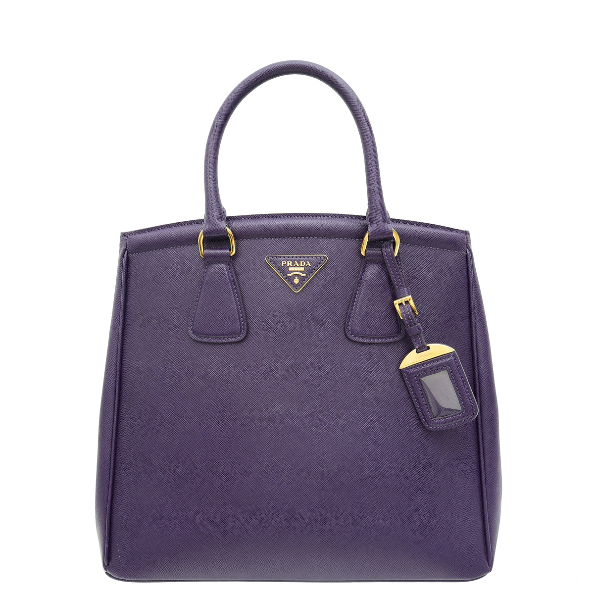 Prada Violet Lux Parabole Tote Bag-Prada-THE CLOSET
