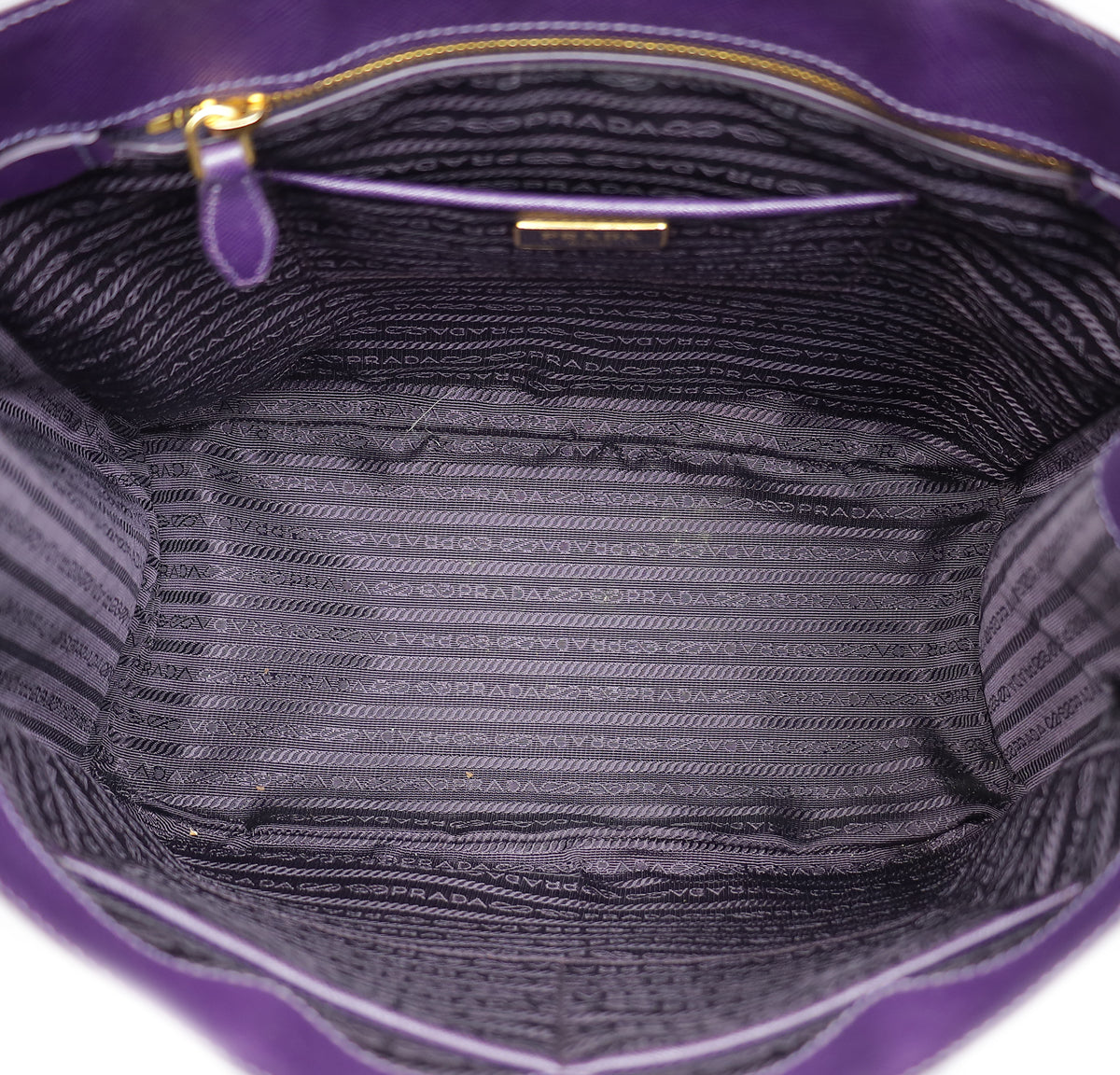 Prada  Violet Lux Parabole Tote Bag