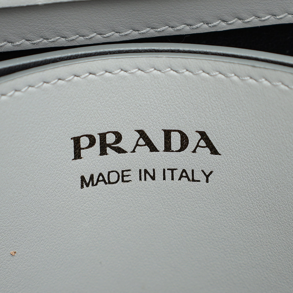 Prada Gray Cuir Matinée Bag