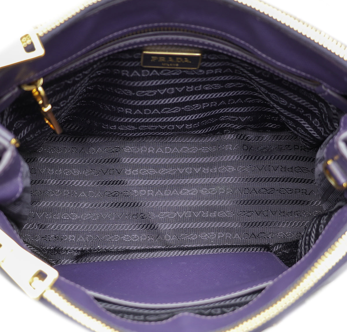 Prada Violet Lux Galleria Small Tote Bag