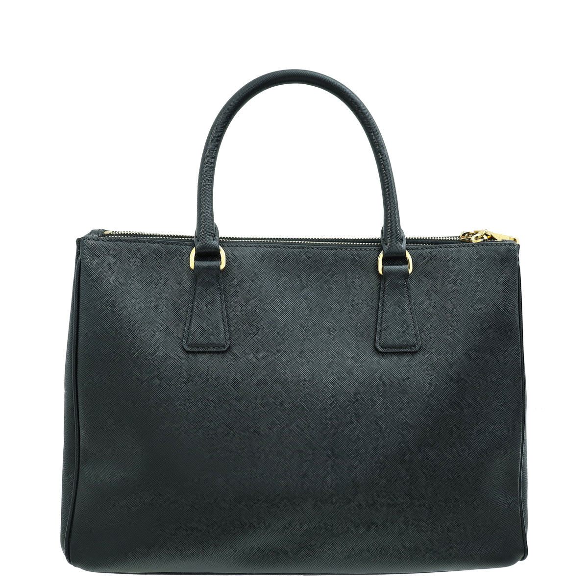 Prada Black Lux Galleria Large Tote Bag