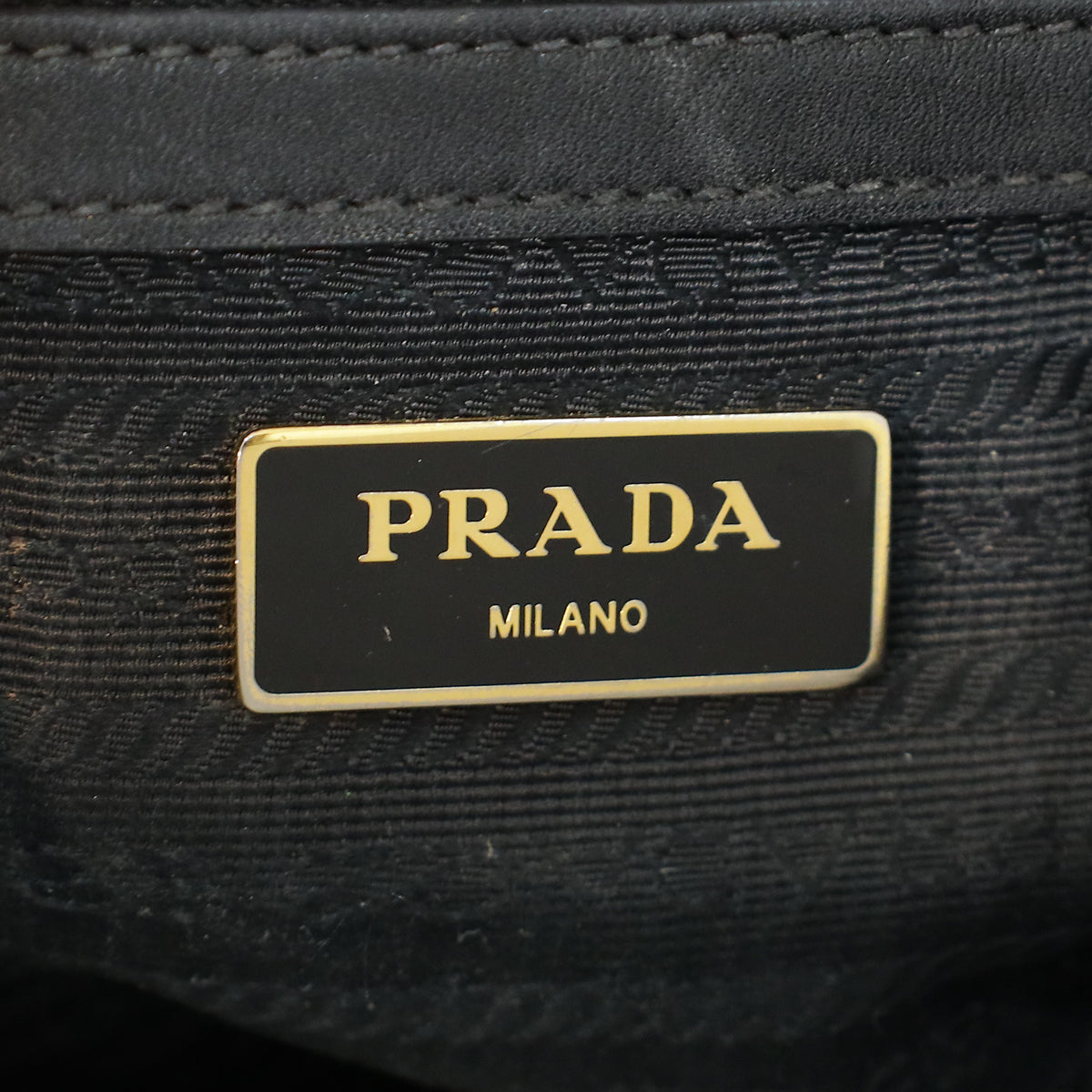 Prada Black Soft Tote Bag