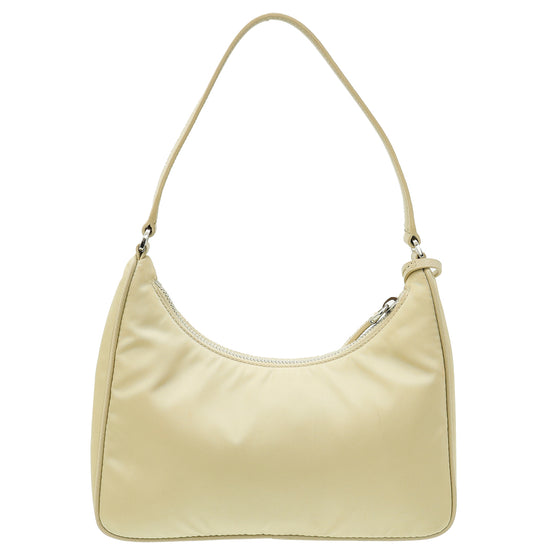 Prada Desert Beige Re-Edition 2005 Re-Nylon Mini Bag