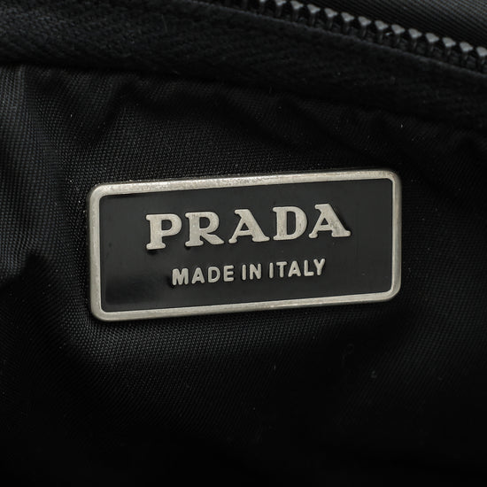 Prada Black Tessuto Nylon Briefcase