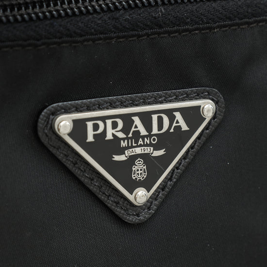 Prada Black Tessuto Nylon Briefcase