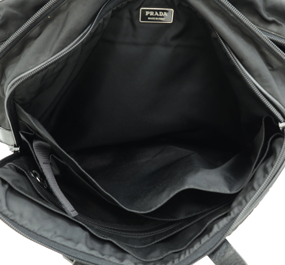 Prada Black Tessuto Nylon Briefcase