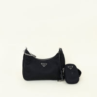 Prada Black Re-Edition 2005 Shoulder Bag