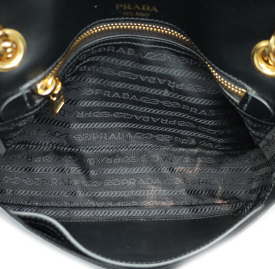 Prada Black Flap Shoulder Bag