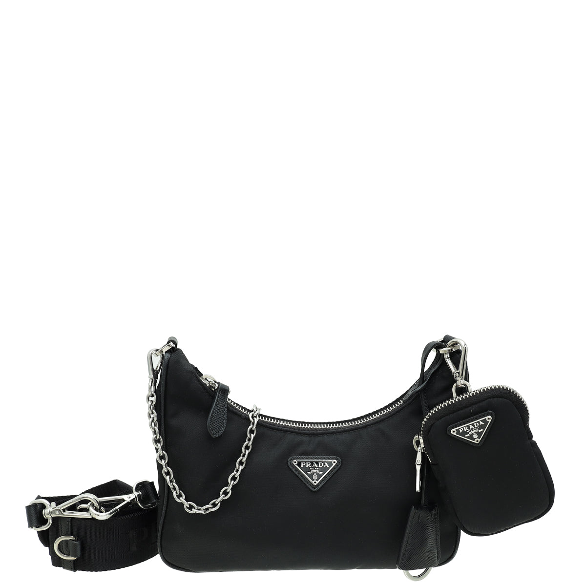 Prada Black Re-Edition 2005 Re-Nylon Bag