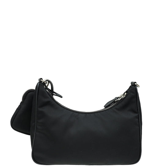 Prada Black Re-Edition 2005 Re-Nylon Bag