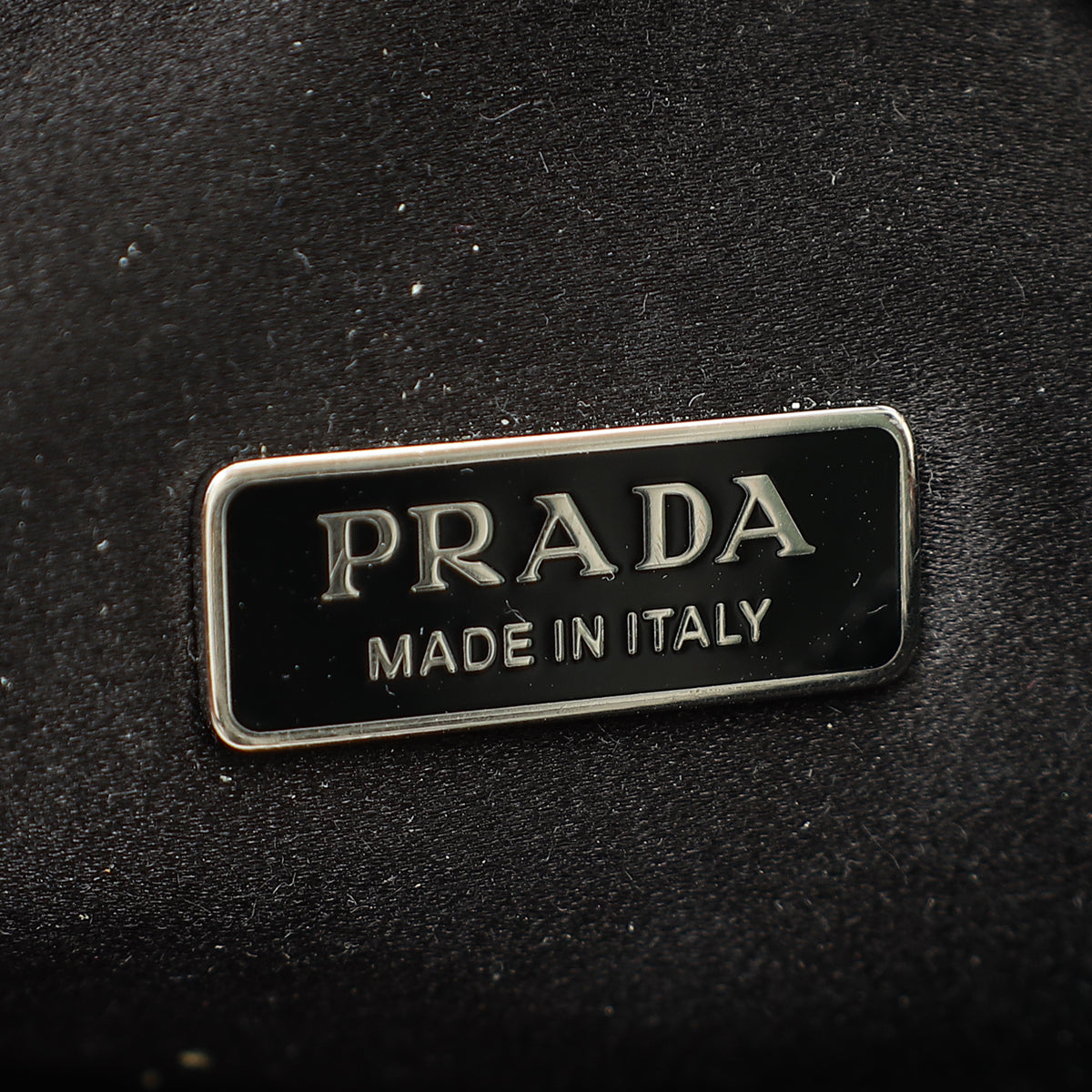Prada Black Crystal-Embellished Satin Re-Edition 2000 Mini Bag-Prada-THE CLOSET