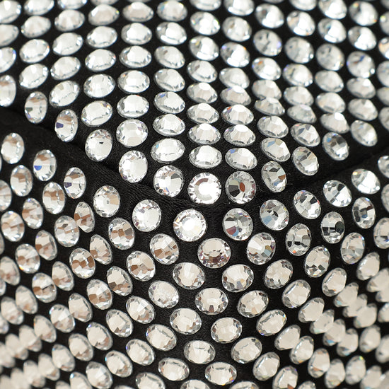 Prada Black Crystal-Embellished Satin Re-Edition 2000 Mini Bag-Prada-THE CLOSET