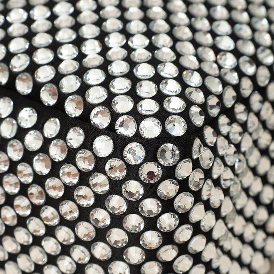 Prada Black Crystal-Embellished Satin Re-Edition 2000 Mini Bag-Prada-THE CLOSET