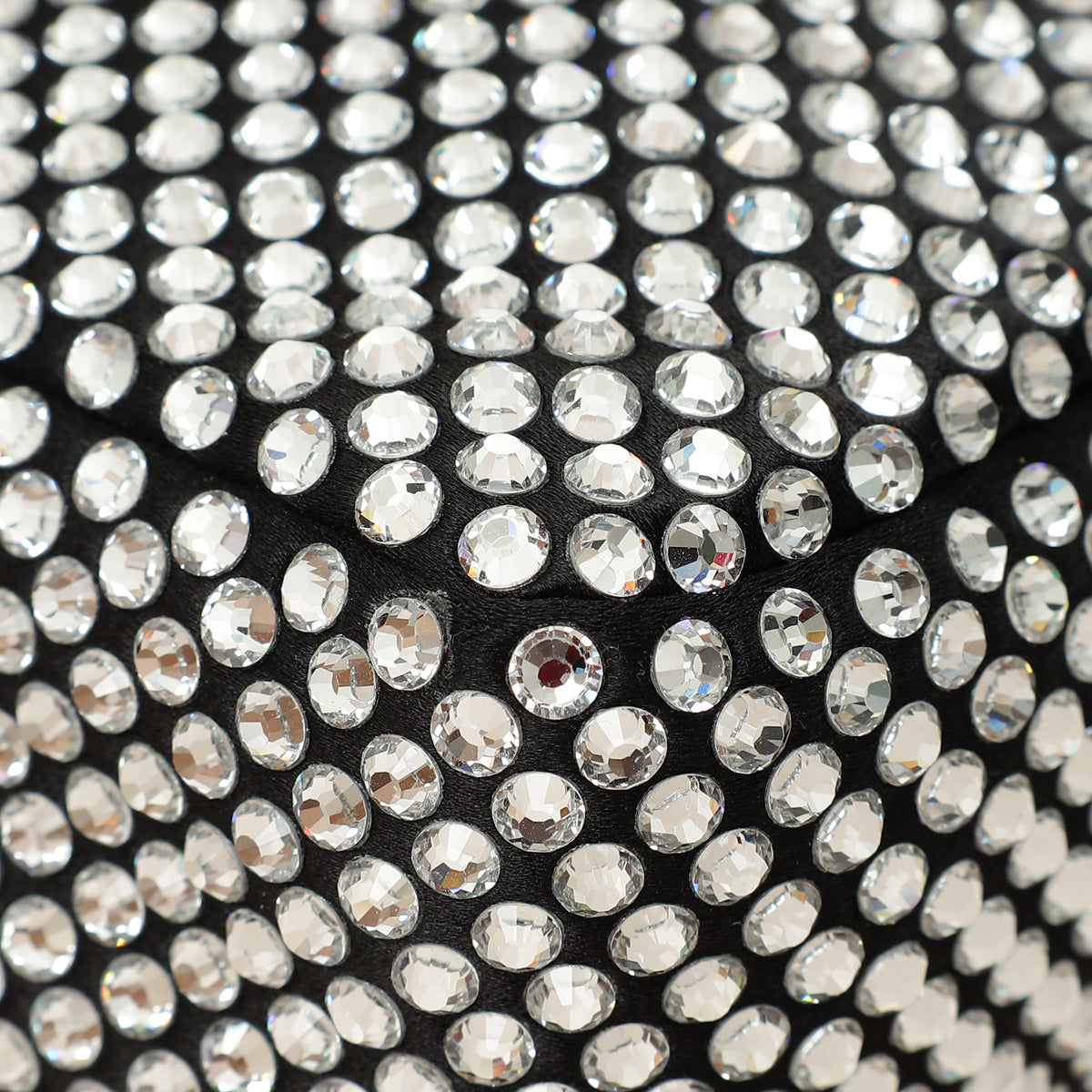 Prada Black Crystal-Embellished Satin Re-Edition 2000 Mini Bag-Prada-THE CLOSET