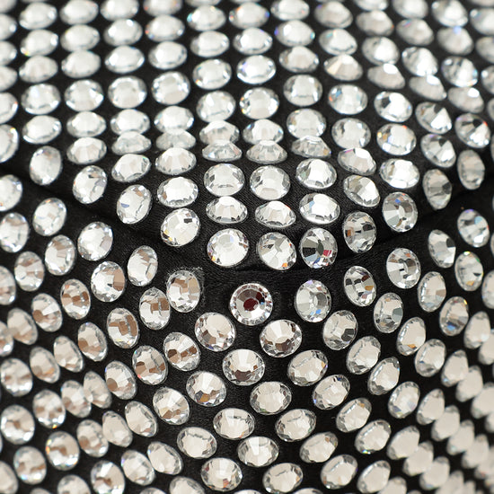 Prada Black Crystal-Embellished Satin Re-Edition 2000 Mini Bag-Prada-THE CLOSET