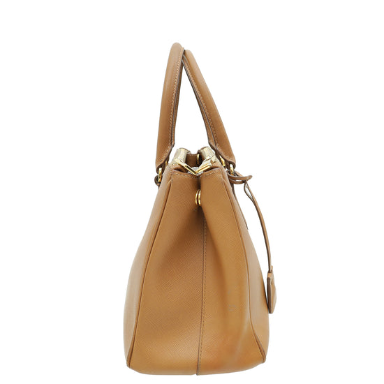 Load image into Gallery viewer, Prada Caramel Lux Galleria Medium Bag
