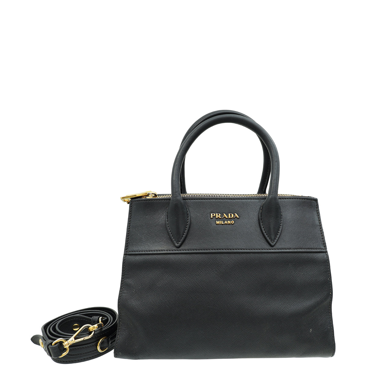Prada Black Paradigme Tote Bag-Prada-THE CLOSET