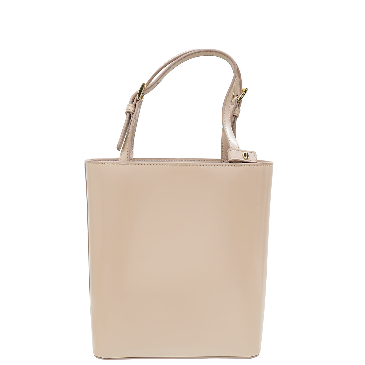 Prada Pinkish Beige Spazzolato Double Handle Tote Bag-Prada-THE CLOSET