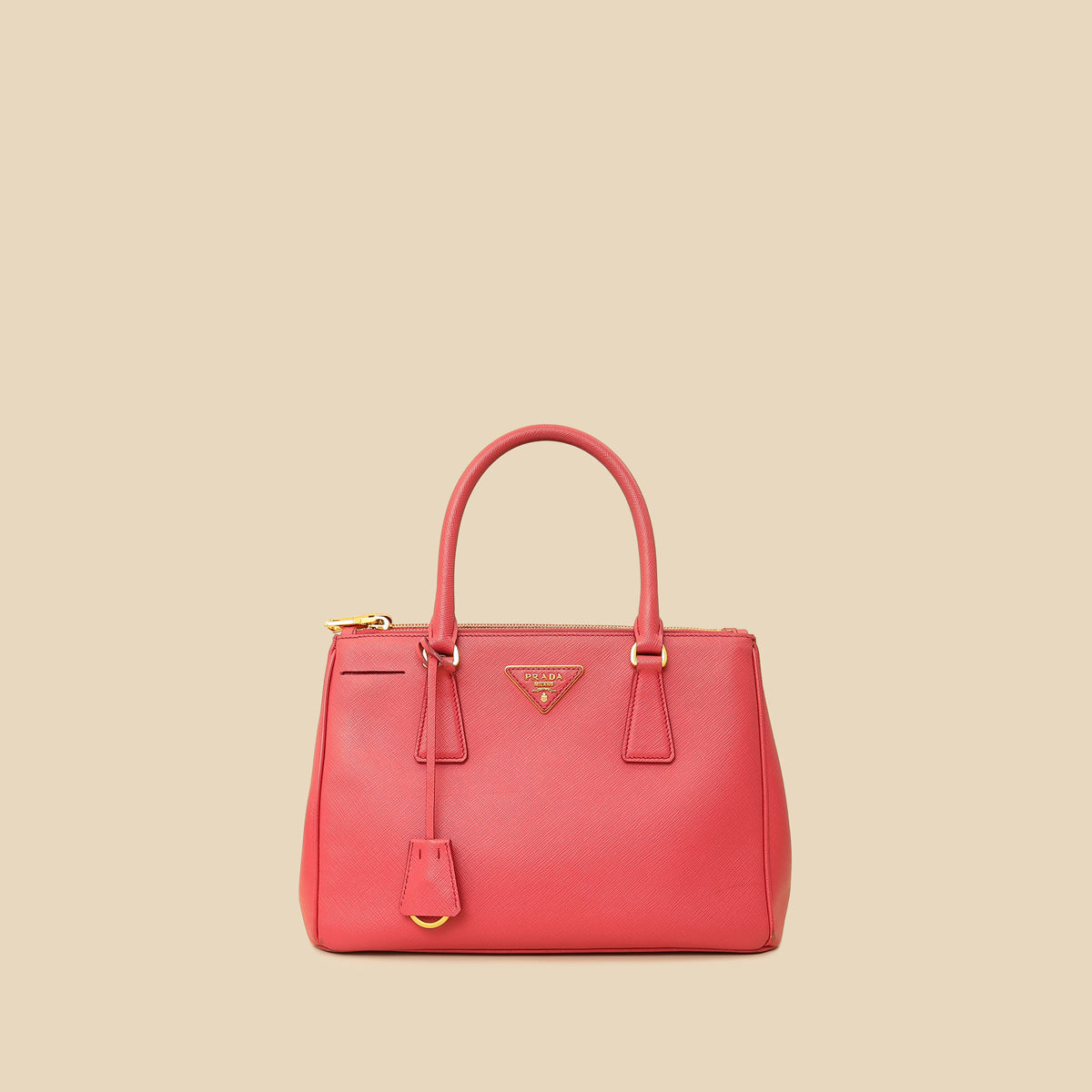 Prada Pink Lux Galleria Medium Tote Bag-Prada-THE CLOSET