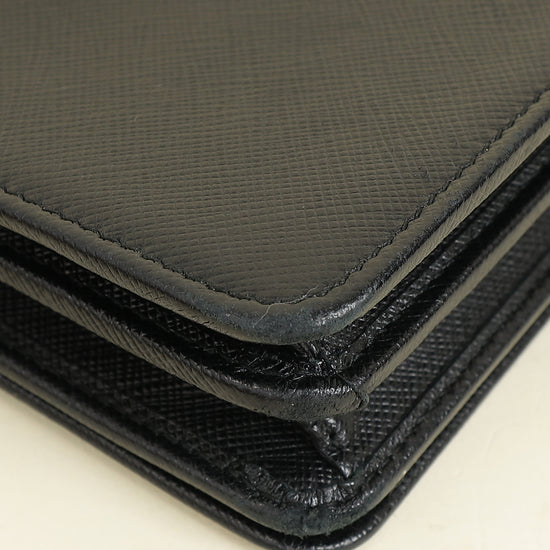 Prada Black Mini Chain Crossbody Bag