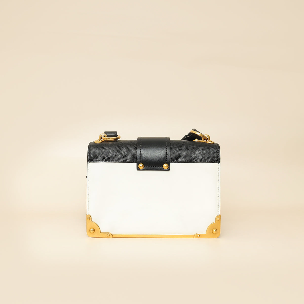 Prada Bicolor Cahier Shoulder Bag