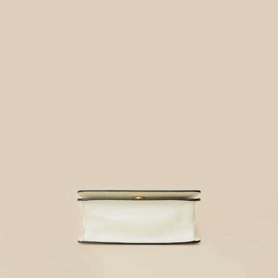 Prada White Flap Chain Crossbody Bag-Prada-THE CLOSET