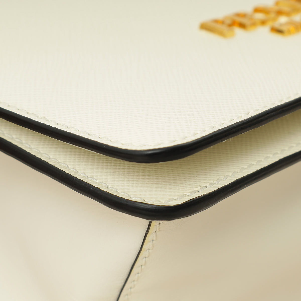 Prada White Flap Chain Crossbody Bag-Prada-THE CLOSET