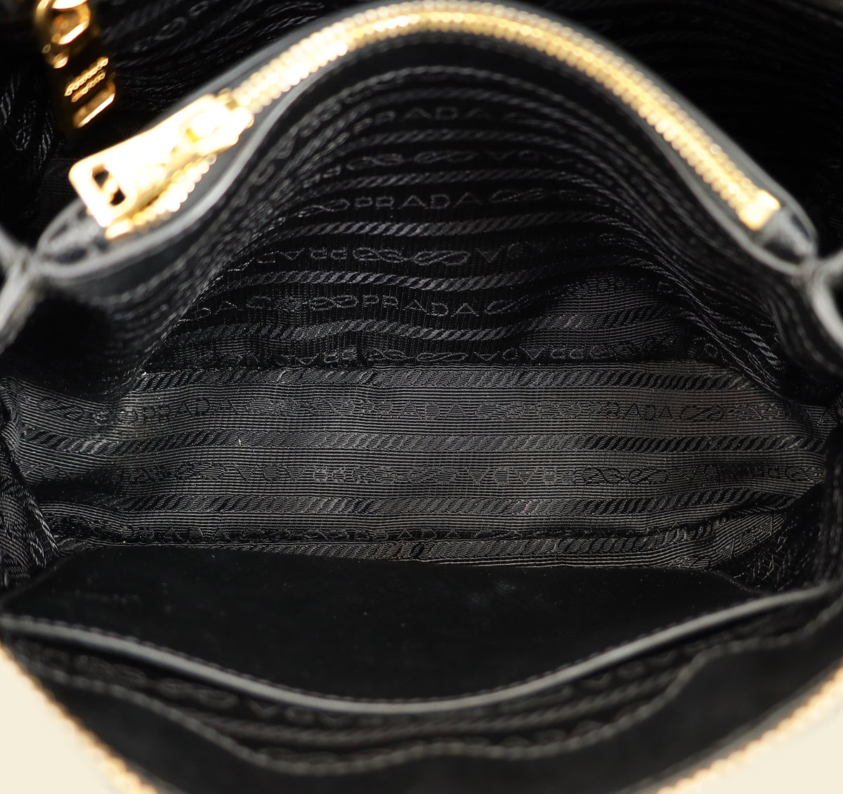 Prada Black Lux Promenade Small Bag-Prada-THE CLOSET