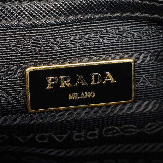 Prada Black Lux Promenade Small Bag-Prada-THE CLOSET