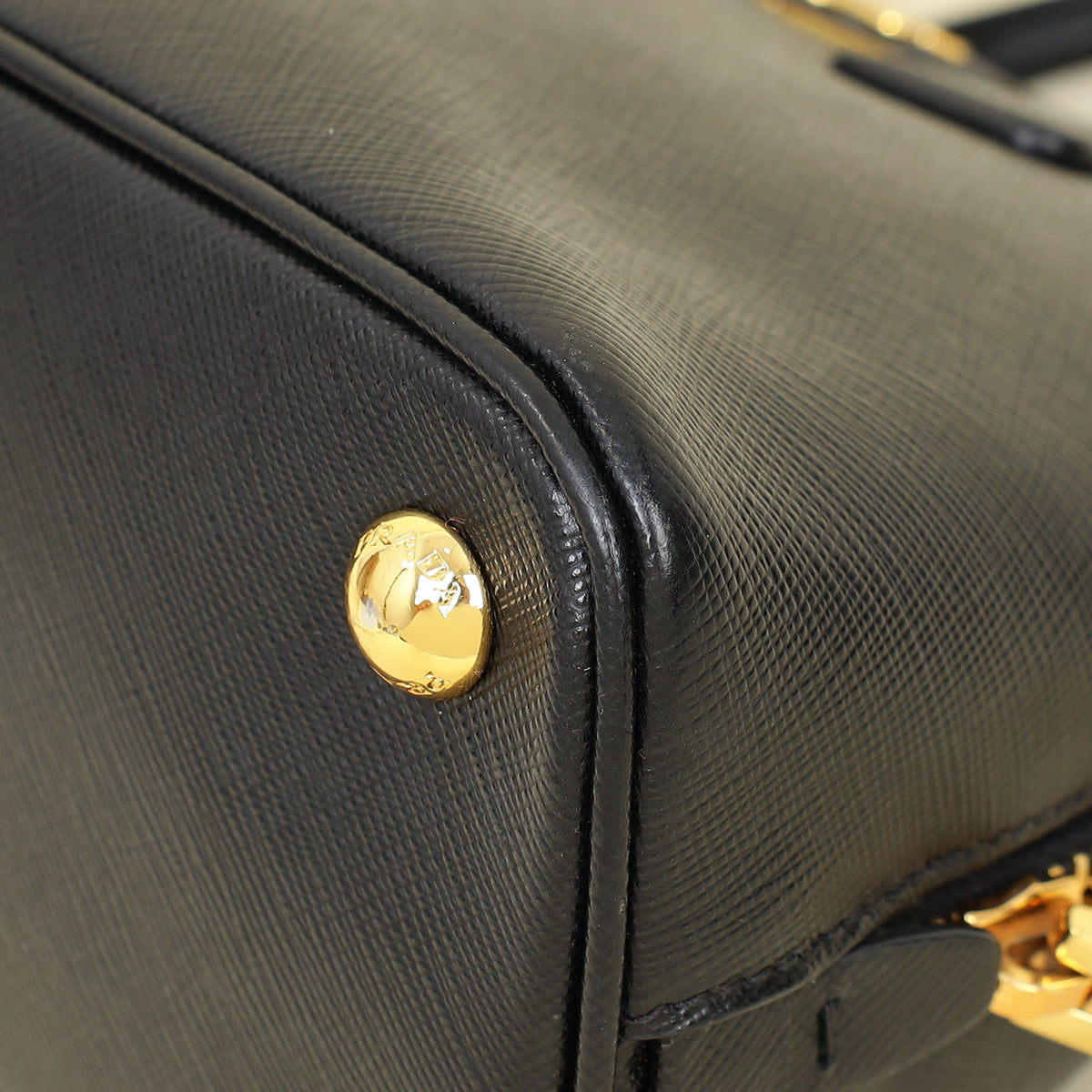 Prada Black Lux Promenade Small Bag-Prada-THE CLOSET