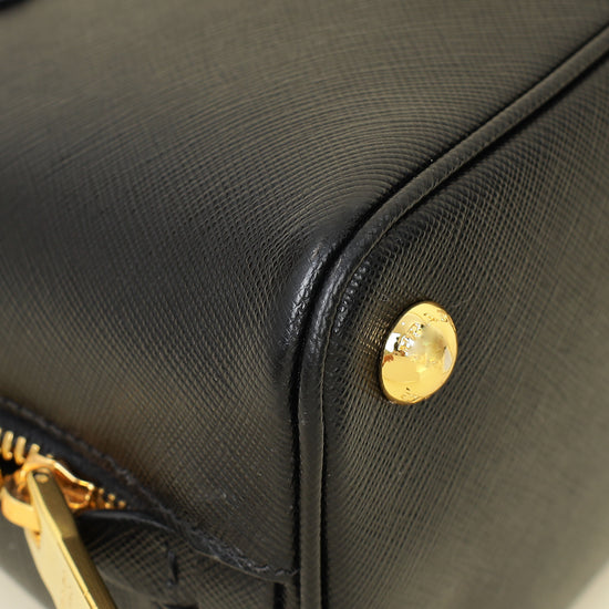 Prada Black Lux Promenade Small Bag-Prada-THE CLOSET