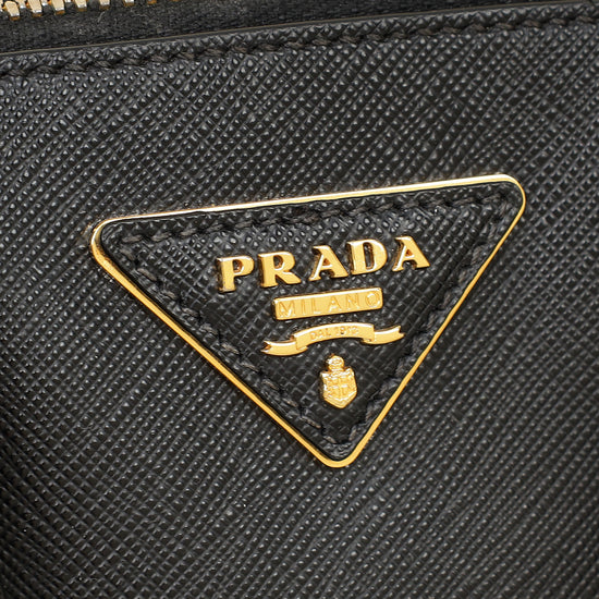 Prada Black Lux Promenade Small Bag-Prada-THE CLOSET