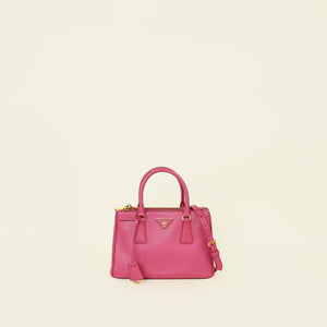 Prada Fuchsia Galleria Small Tote Bag