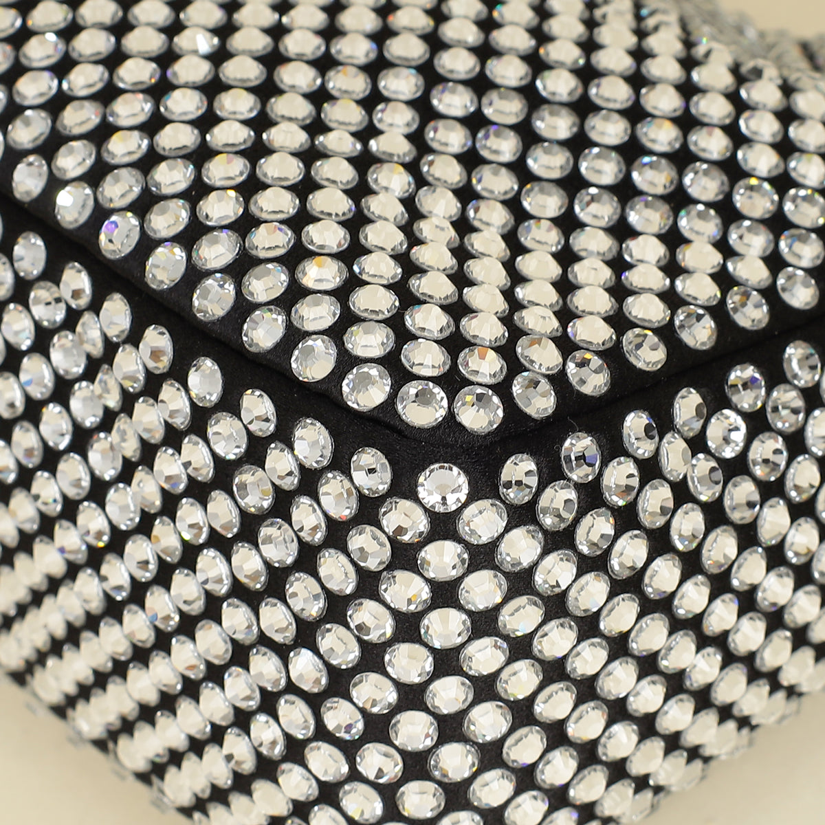 Prada Black Crystal-Embellished Satin Re-Edition 2000 Mini Bag-Prada-THE CLOSET