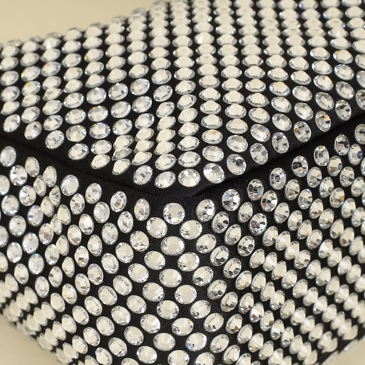 Prada Black Crystal-Embellished Satin Re-Edition 2000 Mini Bag-Prada-THE CLOSET