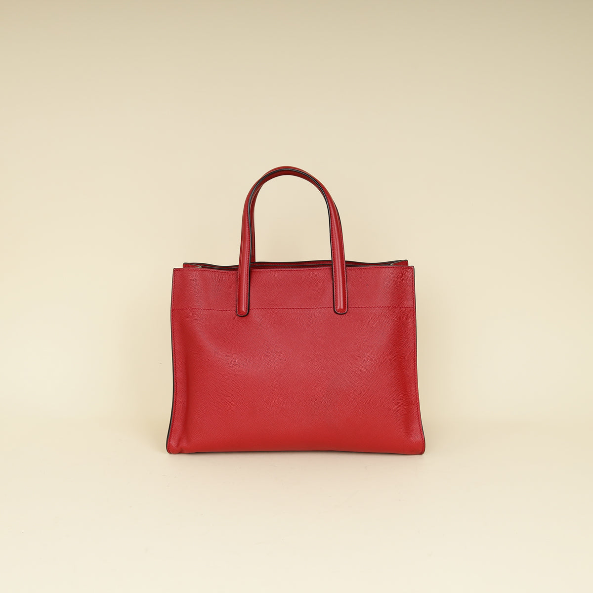 Prada Red Soft Convertible Tote Bag-Prada-THE CLOSET