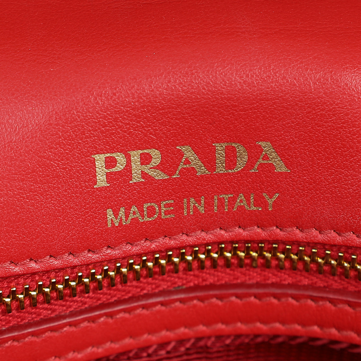 Prada Red Diagramme Flap Bag
