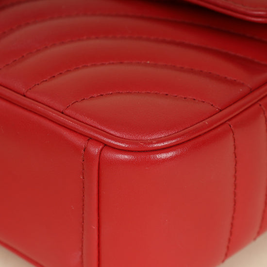 Prada Red Diagramme Flap Bag