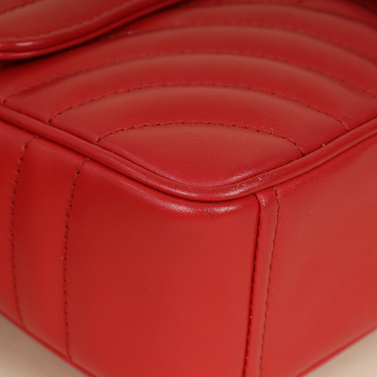 Prada Red Diagramme Flap Bag