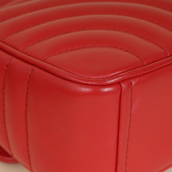 Prada Red Diagramme Flap Bag