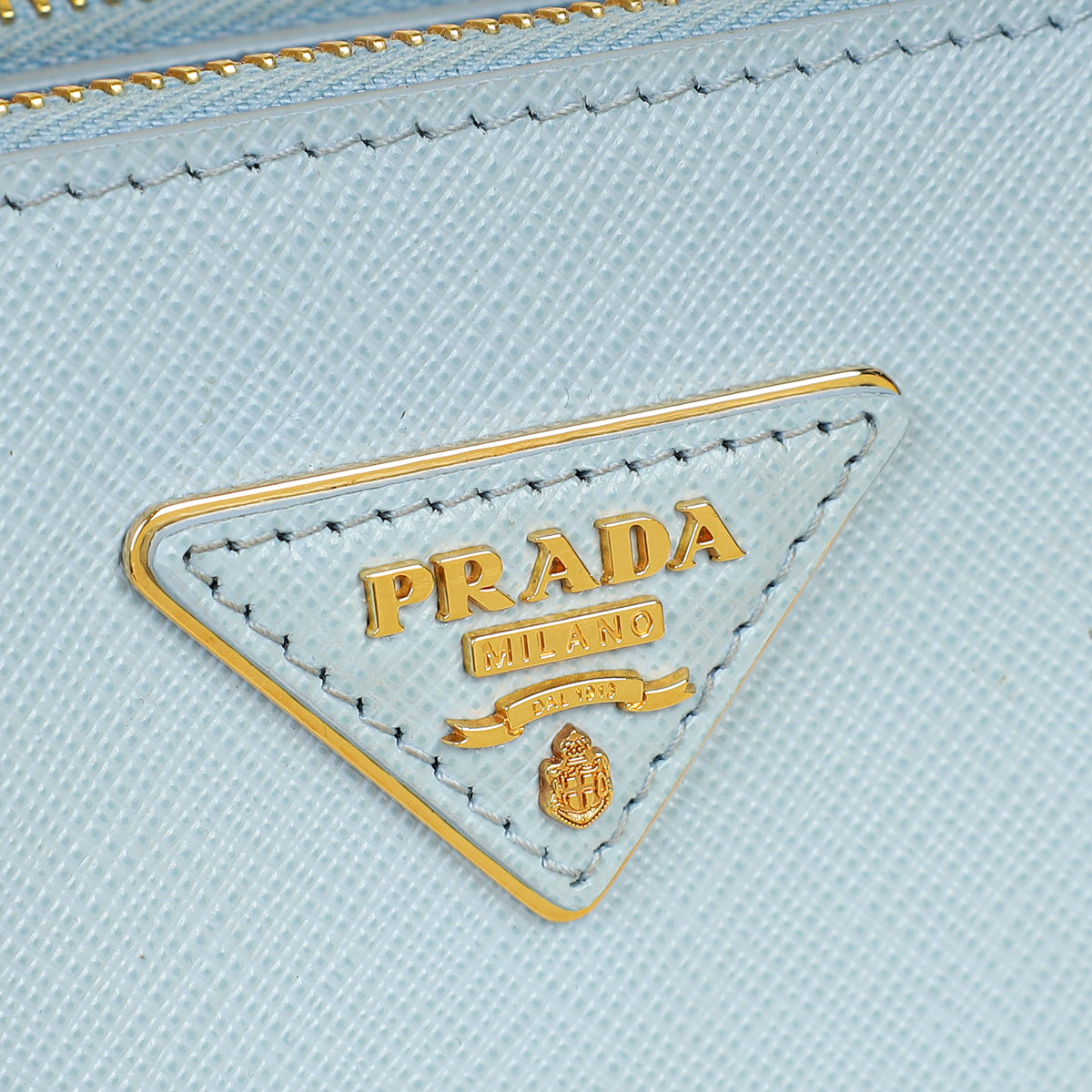 Prada Baby Blue Lux Galleria Small Bag