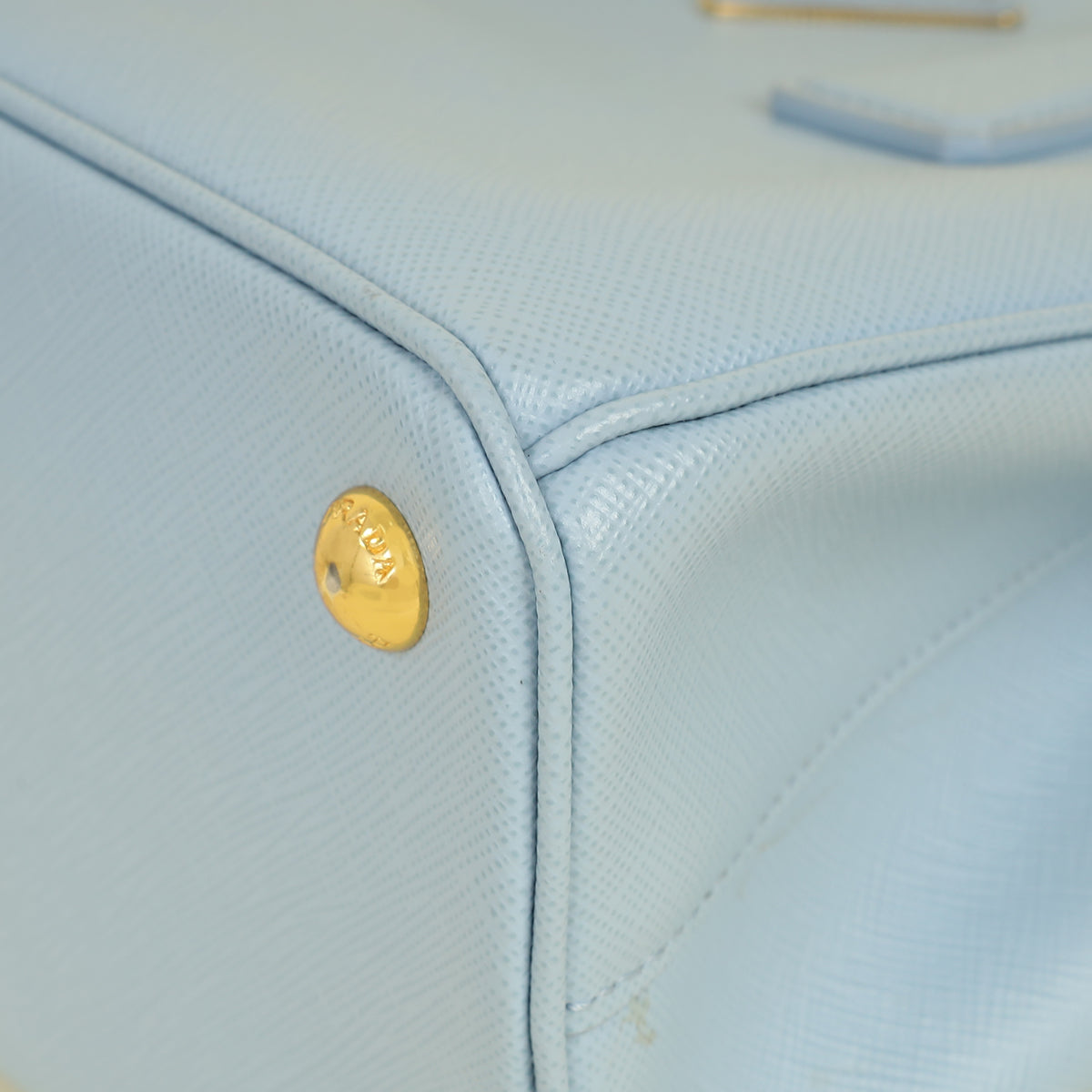 Prada Baby Blue Lux Galleria Small Bag