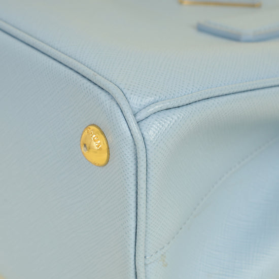 Prada Baby Blue Lux Galleria Small Bag