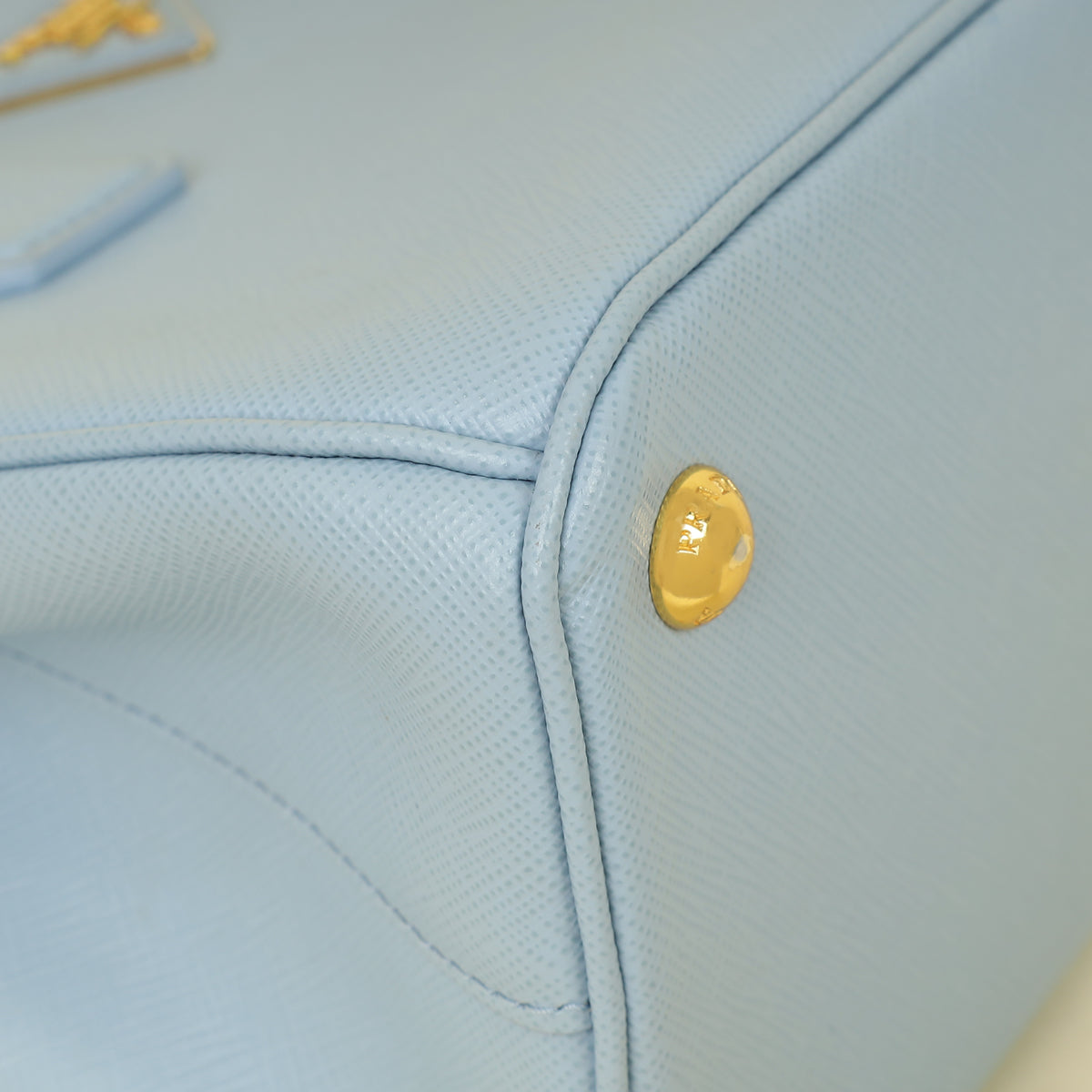 Prada Baby Blue Lux Galleria Small Bag