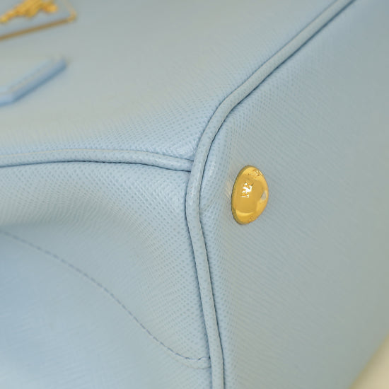 Prada Baby Blue Lux Galleria Small Bag