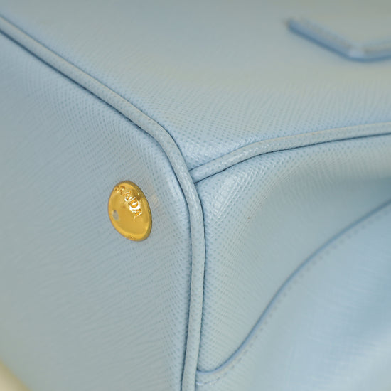 Prada Baby Blue Lux Galleria Small Bag