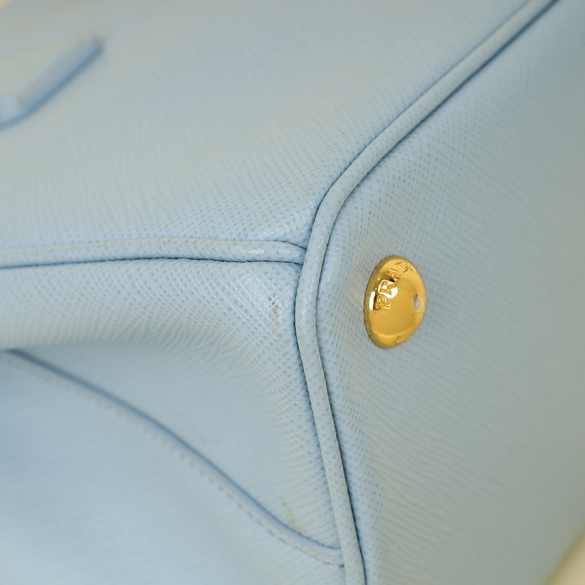 Prada Baby Blue Lux Galleria Small Bag