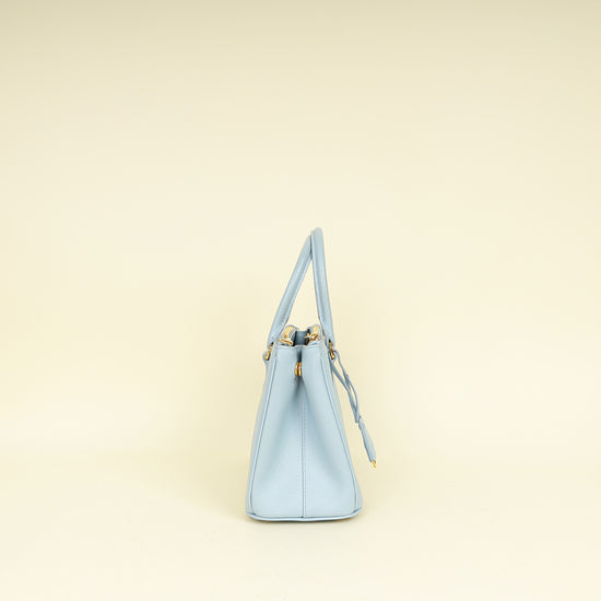 Prada Baby Blue Lux Galleria Small Bag