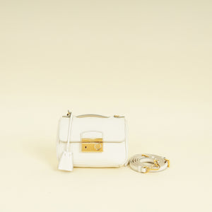 Prada White Mini Crossbody Bag